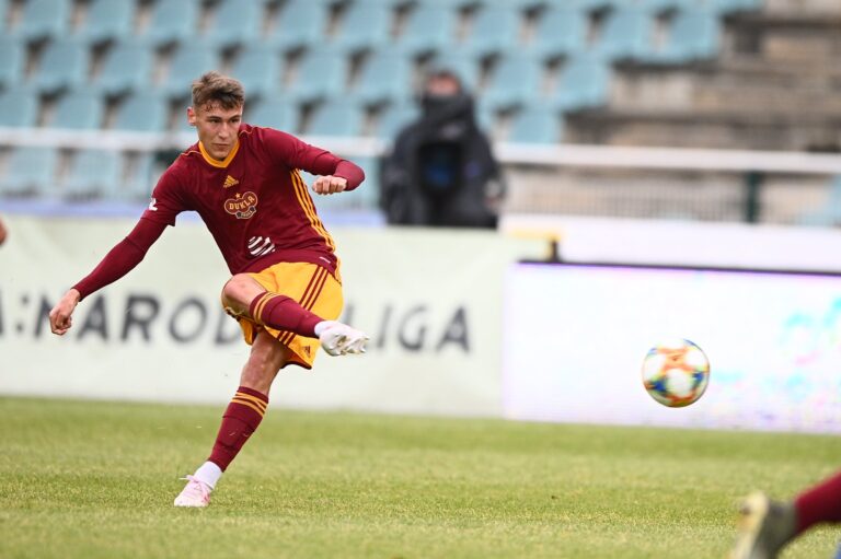 David Kozel, syn slavného otce, ale hlavně nadějný záložník Dukly Praha