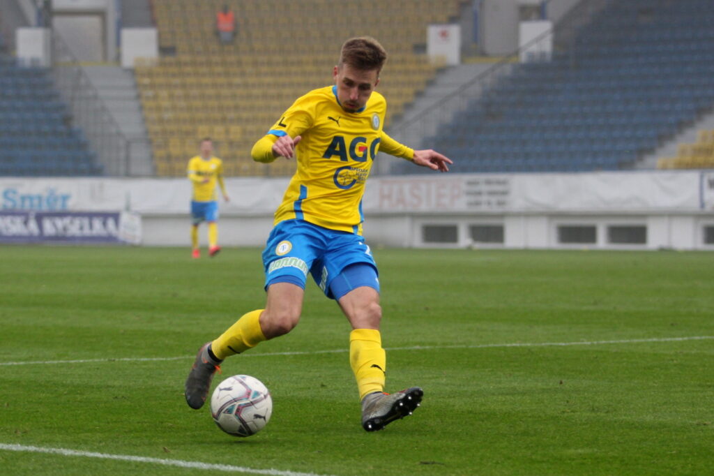 Jan Fortelný v dresu FK Teplice