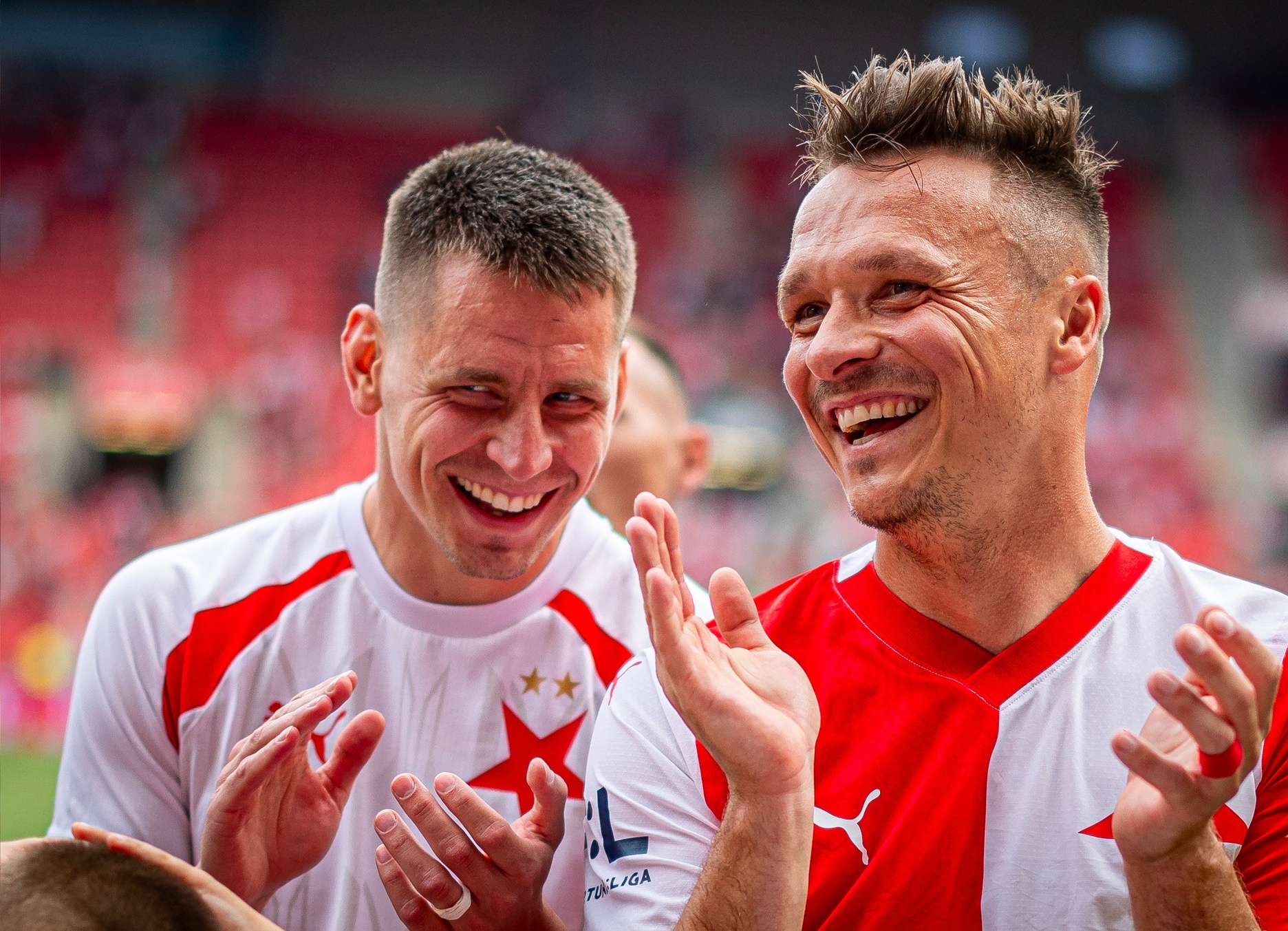 Slavia zakončila sezónu výhrou. Jurečkovy góly zaváněly ofsajdy