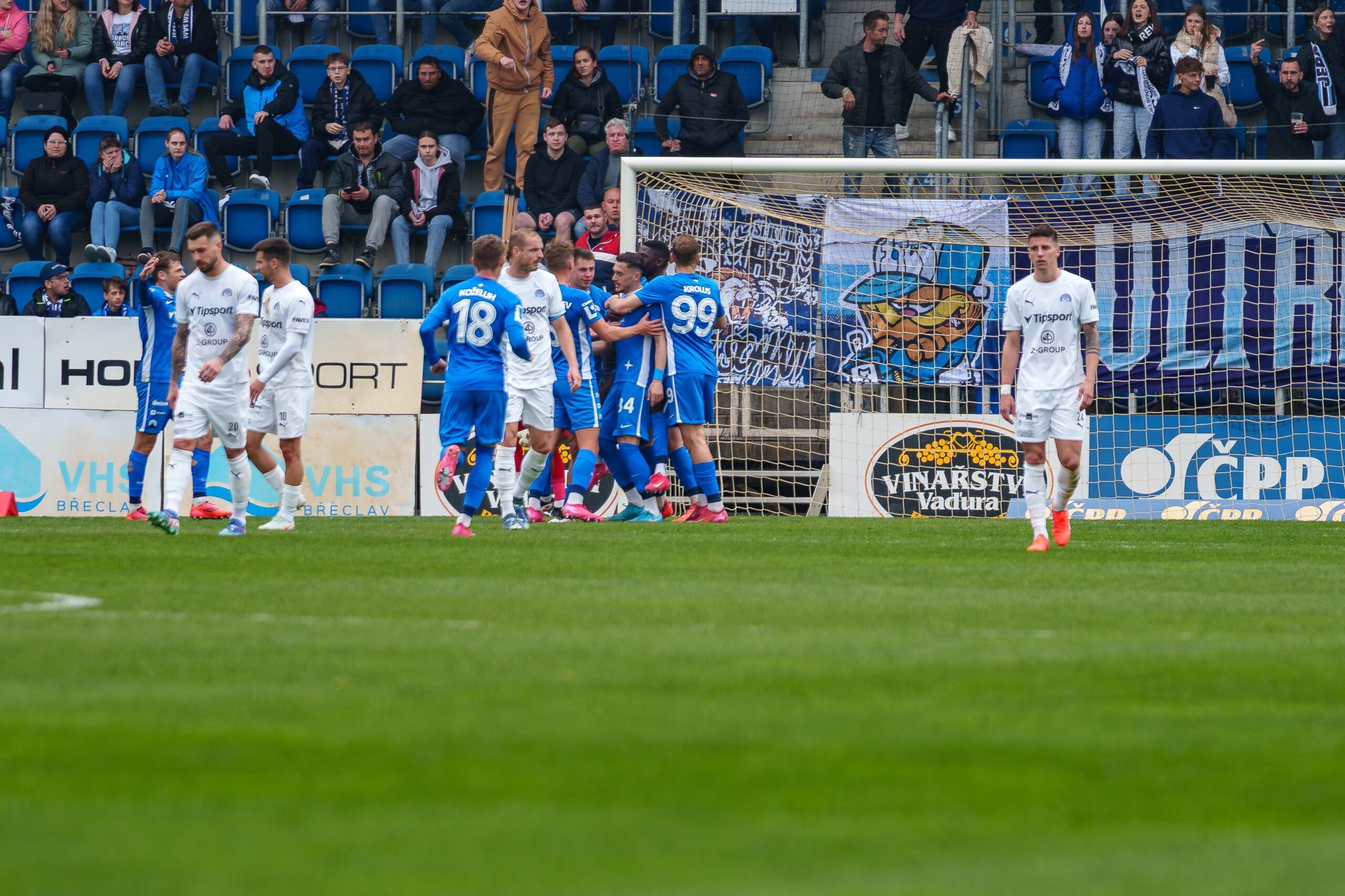 30.03.2025, Uherské Hradiště. 1.FC Slovácko vs. FC Slovan Liberec 0:4. Photo by Michael Cabal
