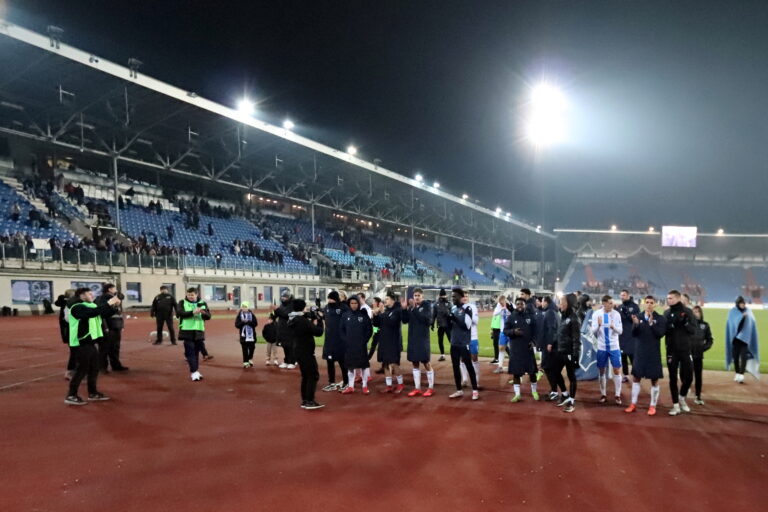 Baník Ostrava v atraktivním utkání porazil Boleslav 2:1. Rozdílový gól vstřelil Kohút