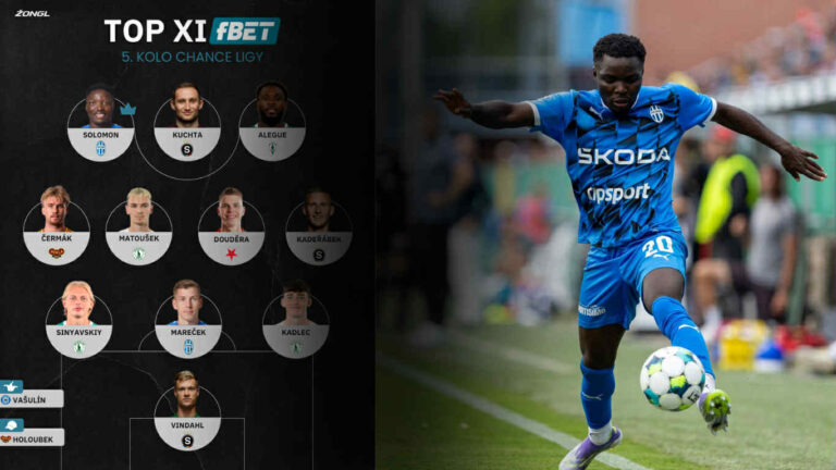 fBET TOP XI. CHL 5. kolo – Třígólový Středočech, probuzení Sparťani i rostoucí Dukla