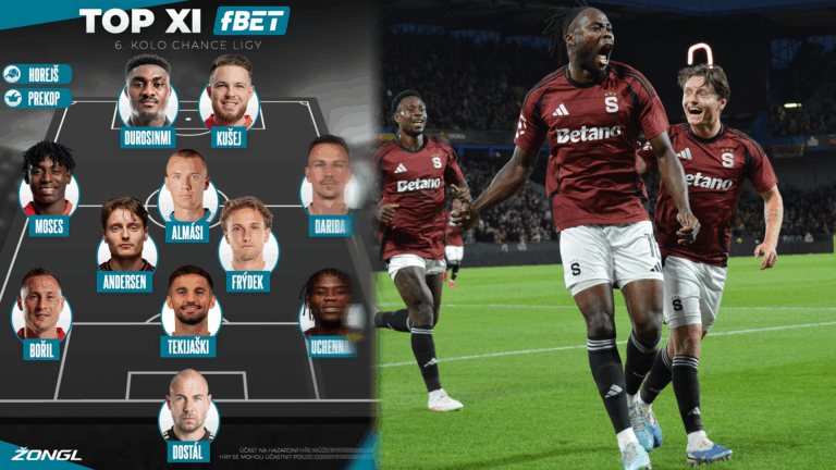 fBET top XI. CHL 6. kolo: Brankář outsidera, debutový střelec obránce nebo hvězdný navrátilec