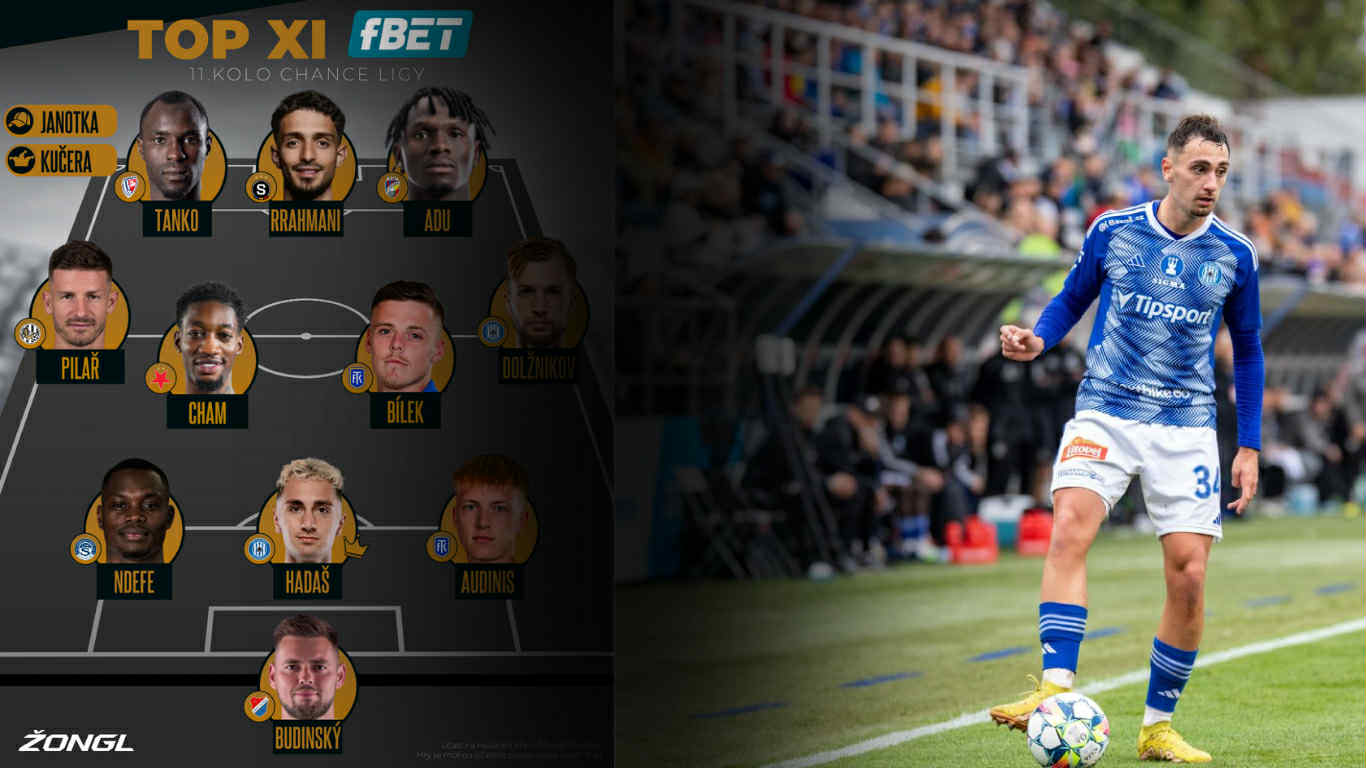 fBET TOP XI. CHL 11. kolo – Hráči, kteří porazili Jablonec, ostravský zachránce či znovuzrozený střelec