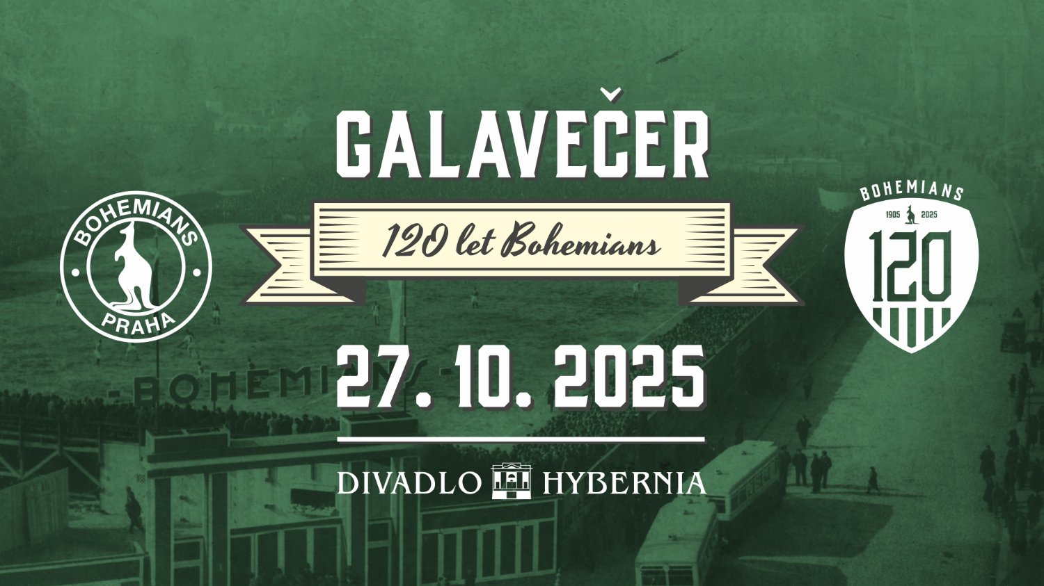 Bohemka oslavila 120 let. Galavečer připomněl klíčové momenty i slavné osobnosti klubu