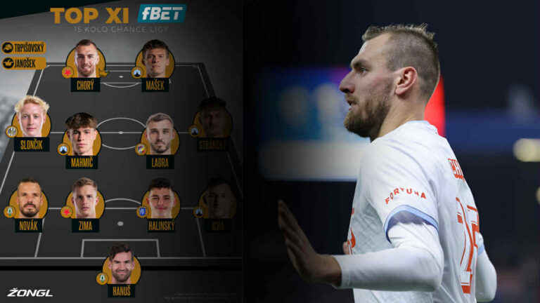 fBET TOP XI. CHL 15. kolo – Fantastický Chorý, střelci Liberce i obránci se dvěma asistencemi