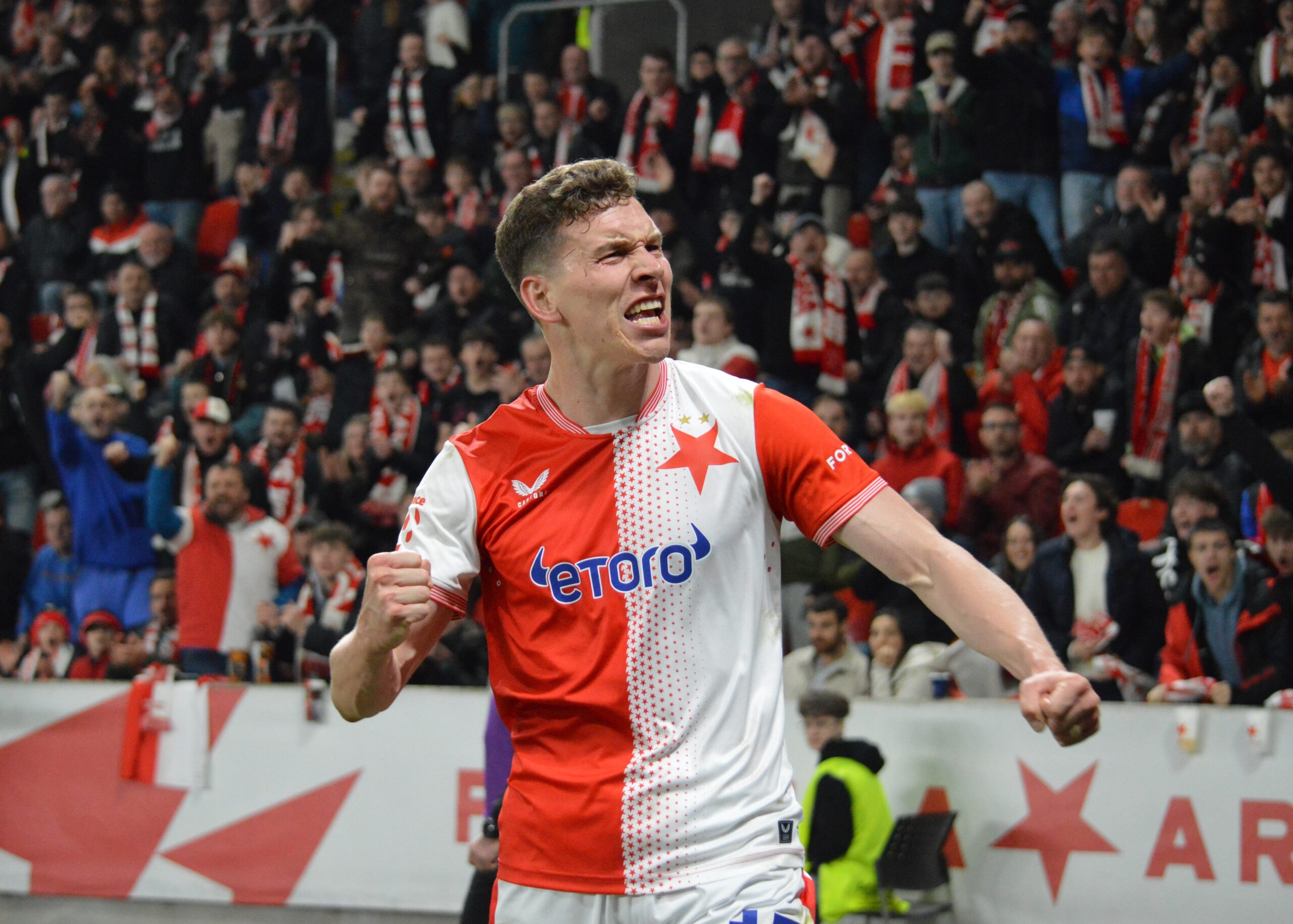 Slavia bez problémů zvítězila ve Zlíně. Opět se prosadil Chaloupek i náhradník Chytil