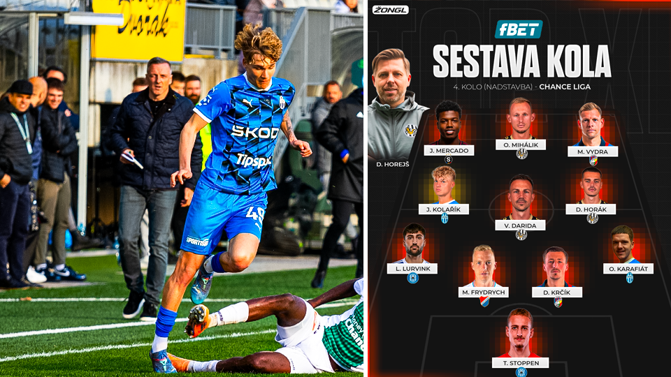 fBET TOP XI. CHL 4. kolo nadstavby – hrdinové z Hradce či mladý střelec z Boleslavi