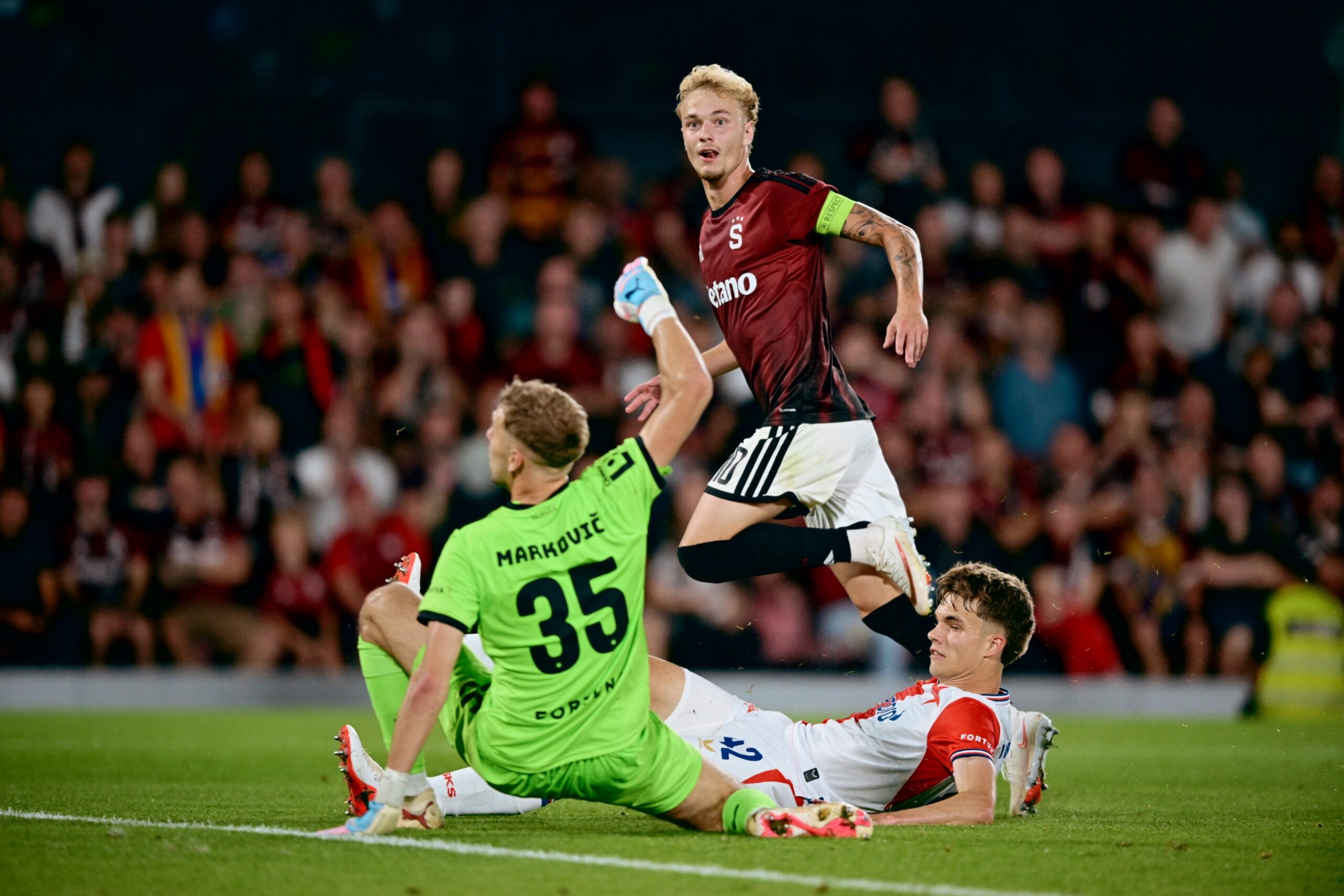 První derby pro Slavii, přestože Sparta měla optickou převahu